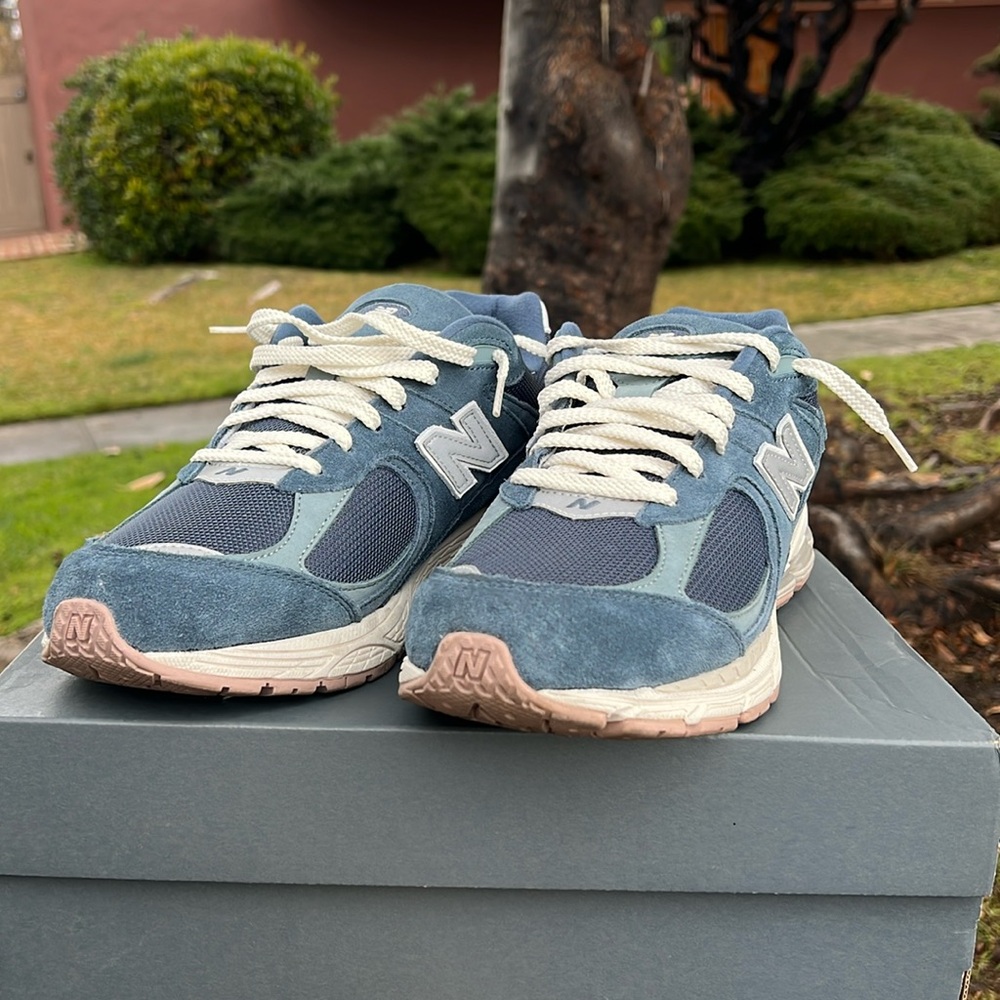 NEW BALANCE 2002R deep ocean blue slate grey suede men’s 11